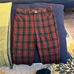 Zara plaid leggings Size L